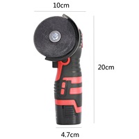 Mini-meuleuse d'angle multifonctionnelle de qualité industrielle 16,8 V avec batterie au lithium pour usage domestique