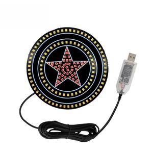 ไฟหน้ารถยนต์รูปดาวห้าแฉกแบบ LED Devil Eye 12V 5W สำหรับตกแต่งภายในรถยนต์ สร้างบรรยากาศ  ใช้ได้กับรถยนต์ทั่วไป - Product Image 2