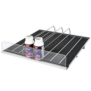 Organisateur de bouteille de boisson Glissières de rouleau d'alimentation par gravité Système de poussoir d'étagère pour réfrigérateur Glissières d'étagères Étagères de supermarché - Product Image 2