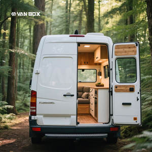 Camping-car Vanumrstsatz Rvinnen Mdf Kitchen Pod Kit Van avec meuble Retro Caravan Travel Rv Bed for Travel Campervan - Product Image 1