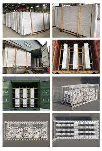 Venta al por mayor piedra artificial 0% cuarzo sílice 3200mm x 1600mm 20mm 30mm piedra de cuarzo Calacatta para encimera de cocina - Product Image 6