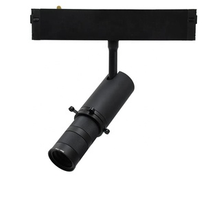 5W 10W 20W Cob para museo Gallery Rail Zoomable mini Shapeable cut shapeable zoomable LED Track light - Product Image 1
