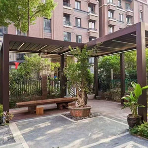 מנוע חכם ממונע חכם דיי גוון אלומיניום חיצוני לגג תריס גן ביוקלימטי עמיד למים גג ביוקלימטי - Product Image 4