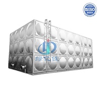 Réservoir d'eau SS assemblé en acier inoxydable de grande taille Réservoir d'eau potable