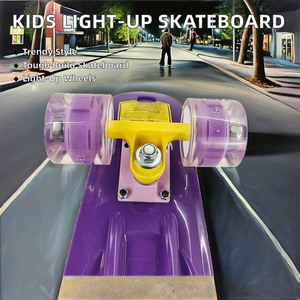 Пластиковый скейтборд для девочек и мальчиков - Product Image 6