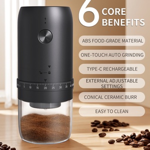 Molinillo de Café Eléctrico con Ajuste de Engranajes Externos y Logotipo Personalizado, para Uso en Exteriores y Oficinas - Product Image 6