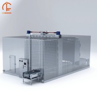 Machine de congélation rapide industrielle de qualité alimentaire certifiée CE HALAL, congélateur à spirale, congélateur à bande, congélateur à tunnel pour ligne de transformation de la viande