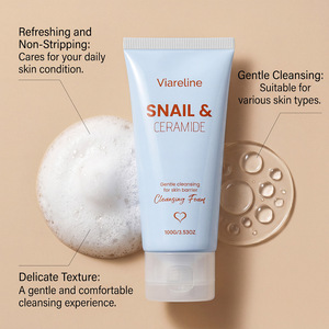 Nettoyant doux qui rafraîchit la peau du visage, doux et non desséchant, pour un nettoyage quotidien du visage. - Product Image 5