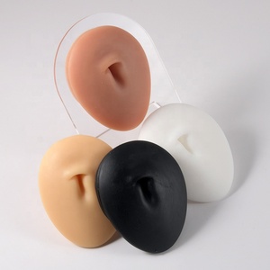 Modèle d'oreille en Silicone, modèle de perforation, utilisation pour la pratique du tatouage, perçage du corps, outil d'affichage de bijoux - Product Image 4