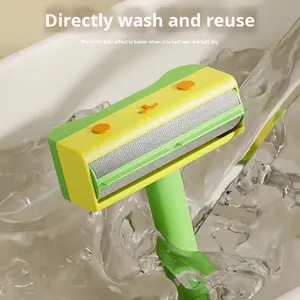 Neues Kunststoff-Hunde-und Vogel-Katzenhaarentferner-Rollen bürste Umwelt freundliches hand gehaltenes Tier pflege werkzeug für Badezimmer und Bett - Product Image 5