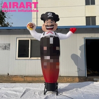 Ballon de chef agitant les bras, bon prix, ballon gonflable dansant pour la promotion de restaurants, événements/ouvertures