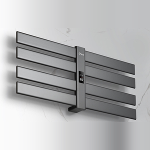 Sèche-serviettes électrique intelligent mural 260W en aluminium, 2 côtés, avec écran LED, minuterie 24H et contrôle par application - Product Image 2