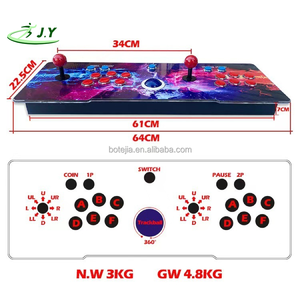 เครื่องเกม Pandora SAGA DX Plus 516 + 3000-in-1 พร้อมแทร็กบอล เกมอาร์เคดแบบคลาสสิก เกมยิงปืน เกมบิน เครื่องเล่นเกมอาร์เคดย้อนยุค - Product Image 2