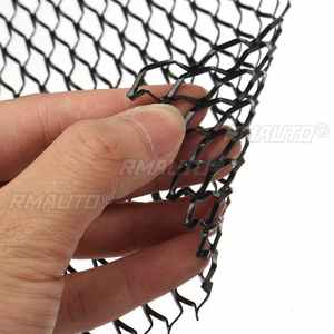 Rejilla de aluminio universal para coche, 100x30/120x40cm, malla de rejilla de ventilación para parachoques y capó, estilo de carreras - Product Image 5