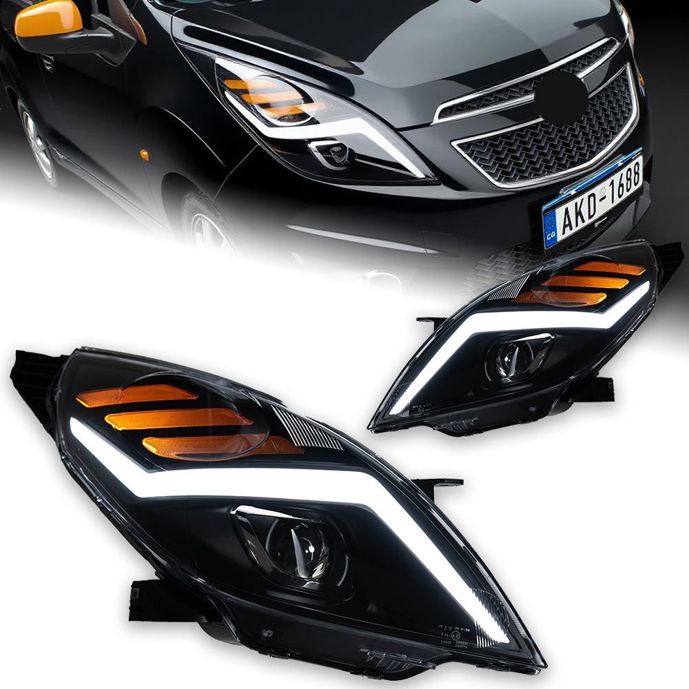 Silscvtt Replacement For 2019 2020 2021 2022 Chevy Spark LS/LT Headlight Halogen Type Bumper W/o DRL Type Headlamp Left Driver Side - Foto 4