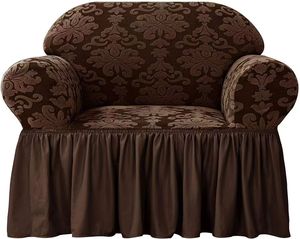 Copridivano Elasticizzato in Jacquard Damascato, Protezione Universale <span class=keywords><strong>per</strong></span> Mobili, Copertura Floreale <span class=keywords><strong>per</strong></span> Poltrona <span class=keywords><strong>e</strong></span> Divano, Decorazione <span class=keywords><strong>per</strong></span> Tutte le Stagioni - Product Image 3