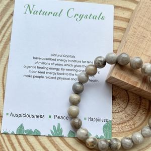 Natural Stone Bracelet Colorful <b>Glass</b> Beaded Business Prosperity Professional White Label Trade Assurance - Product Image 4