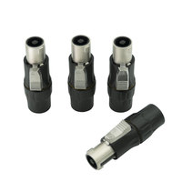 PRATT étanche en plastique OEM coloré 4 broches mâle femelle haut-parleur Speakon Audio vidéo canon XLR prises fil câble connecteurs