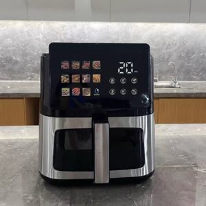 <span class=keywords><strong>Friteuse</strong></span> <span class=keywords><strong>à</strong></span> <span class=keywords><strong>air</strong></span> 1800W <span class=keywords><strong>à</strong></span> commande numérique tactile 8L avec 12 menus préréglés avec pot visible - Product Image 2