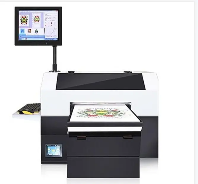 गुआंगज़ौ परिधान DTF प्रिंटर a3 dtg प्रिंटर टी शर्ट मुद्रण मशीन