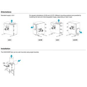 Unidades de extractor de aire monofásicas SODECA de 230 V 50/60 Hz con puerta grande y aislamiento acústico de 40 mm - Product Image 5