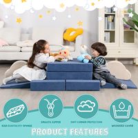 Ensemble de mousse modulaire de nuage doux de créativité de jeu de jeu d'enfants de vente en gros d'usine pour la chambre à coucher et le salon