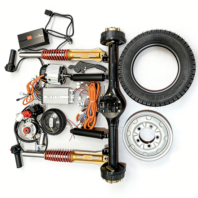 Custom Wholesale 3 Wheel Kit Electric Tricycle Drive Spare Parts Motor Controller Set of Electric Tricycle