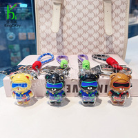 Chaoku Porte-clés pendentif couple ours en acrylique, figurine mignonne pour sac à dos, vente en gros