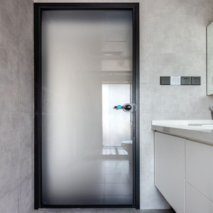 Porte d'ingresso scorrevoli interne per case, porta a bilico in acciaio, cancello a pergola, porta a fisarmonica scorrevole frontale - Product Image 3