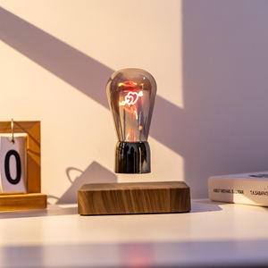 चुंबकीय लेविटेशन फ्लोटिंग एलईडी बल्ब डेस्क टेबल लैंप होम सजावट क्रिसमस उपहार के लिए न्यूनतम बेडरूम लैंप - Product Image 3