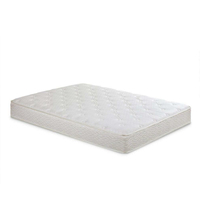 Matelas en mousse à ressorts ensachés de qualité supérieure, confortable, économique, hypoallergénique, enroulable sous vide, avec surmatelas, livré en boîte