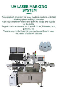 UV Laser Inner Outer Code Marking Machine with Auto Sorting for Daily Chemical Bottle Production Line Traceability - Product Image 6