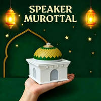 Speaker Quran LED Lampu Malam 24 Jam Ruqyah Zikir Bacaan Quran Bentuk Masjid Hadiah Ramadan Idul Fitri untuk Rumah Muslim Penggunaan di Rumah