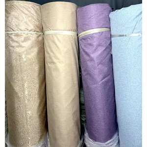 Quantité minimale de commande bas Polyester 100% bloc complet occultant <span class=keywords><strong>lin</strong></span> tissus <span class=keywords><strong>Double</strong></span> <span class=keywords><strong>lin</strong></span> rideau matériaux décor à la maison <span class=keywords><strong>rideaux</strong></span> - Product Image 1