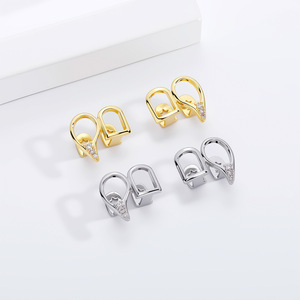 Grillz para dientes: diseño geométrico hueco de oro, plata y circonita con engaste de púas, para uso diario masculino. - Product Image 1