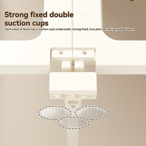 USIMILE Corral <span class=keywords><strong>para</strong></span> Mascotas Transparente de Acrílico, Diseño Simple, Blanco, Portátil, Sostenible, <span class=keywords><strong>para</strong></span> Interiores, con Paneles Combinables, Gran Venta - Product Image 4