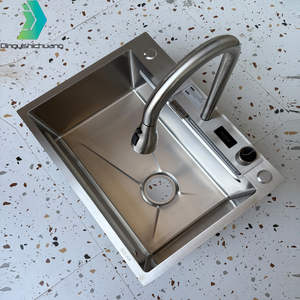 <span class=keywords><strong>Fregadero</strong></span> de Cocina de Acero Inoxidable de Doble Cubeta Multifuncional con Diseño Nuevo, Antirrayaduras, Superficie Nano, Fácil de Limpiar, Hecho a Mano - Product Image 2