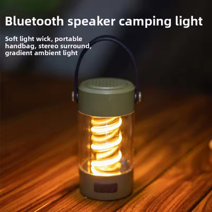 Lampe de camping avec haut-parleur, lanterne LED portable sans fil rechargeable pour tente, pique-nique et randonnée – Offre spéciale - Product Image 2