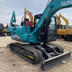 Excavatrice sur chenilles Sunward SWE90e d'occasion à prix avantageux, 9 tonnes, parfaitement fonctionnelle, d'occasion - Product Image 6