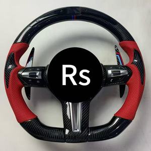 Volante Sportivo in Fibra di Carbonio e Pelle per BMW F10 F30 <span class=keywords><strong>F20</strong></span> F32 F36 F80 F82 M3 M4 <span class=keywords><strong>M</strong></span> Serie E Sport - Product Image 1