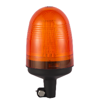 12-24V Kompakte LED-Rundumleuchte 30W Flaches Rotierendes Blinklicht Notfall-Warnleuchte mit Magnetfuß für Auto und LKW