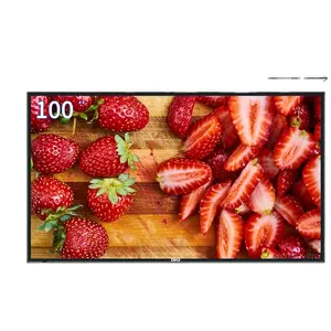 Ucuz çin TV 100 inç akıllı led TV 4K akıllı düz ekran Full HD büyük TV