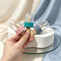 Tube de brillant à lèvres PP 3ML en forme de sucette mignon, avec bouchon à vis, conteneur vide personnalisé pour enfants, vente en gros pour fabricants