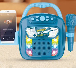 Microphone musical à prix réduit, nouveau jouet pour enfants, ensemble de jeux pour bébés, mini-instruments de musique en plastique pour enfants, fonctionnant sur piles - Product Image 2