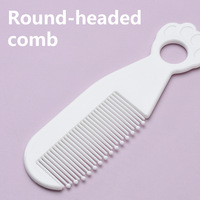 Kit de soins pour bébé 8 pièces : peigne, aspirateur nasal, thermomètre, brosse à poils doux, métal, PP