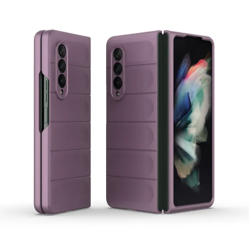 جراب هاتف قابل للطي مضاد للصدمات من السيليكون من Armor لهواتف Samsung Galaxy Fold5 Fold4 Fold 3 Galaxy Z Flip3 Flip4 Flip5