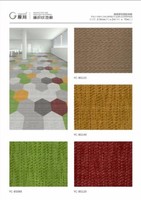 Sol en vinyle PVC tissé antidérapant, imperméable et écologique au design moderne, même qualité que Bolon, pour hôtels, design graphique, usage intérieur