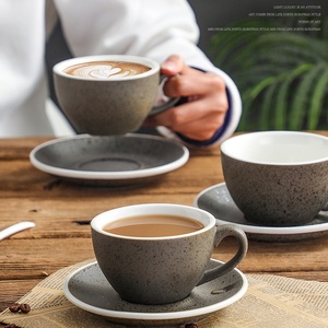 Juego de Tazas y Platos de Cerámica Vintage para <span class=keywords><strong>Espresso</strong></span>, para Oficina, Hogar, Bar, Restaurante - Product Image 2