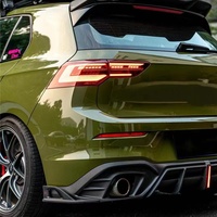 Kit carrosserie de haute qualité en fibre de carbone, diffuseur arrière, lèvre arrière pour VW Golf 8 Gti