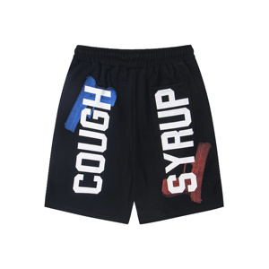 Pantalones cortos de algodón 100% de peso pesado de alta calidad, pantalones de chándal de baloncesto para hombres, muchísimos pantalones cortos de jarabe para la tos para hombres - Product Image 3